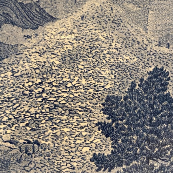 Mount Rushmore SD Vintage Blue Ink souvenir Plate - Picture 3 of 6